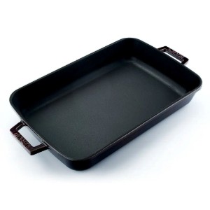 Öntöttvas sütőtálca, 25 x 39 cm, "Premium", Piros - LAVA