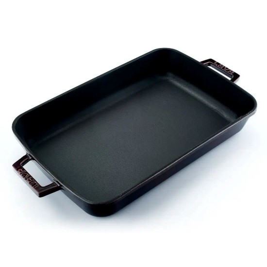 Öntöttvas sütőtálca, 25 x 39 cm, "Premium", Piros - LAVA