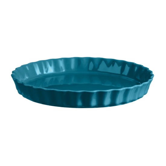 Tortás sütőtál, kerámia, 29,5 cm/1,3 l, Mediterranean Blue - Emile Henry