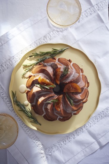 Tálalótál, kerámia, 31cm, Vanilla, "Madeleine" - Emile Henry