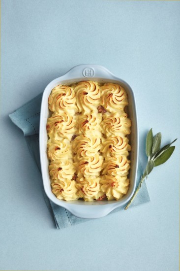 Téglalap alakú sütőtál, kerámia, 22x14,5cm/0,7L, Ecume - Emile Henry