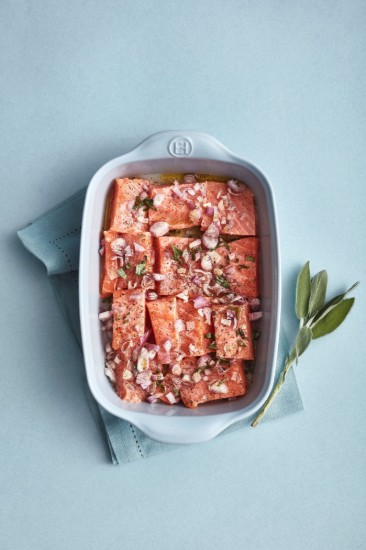 Téglalap alakú sütőtál, kerámia, 22x14,5cm/0,7L, Ecume - Emile Henry