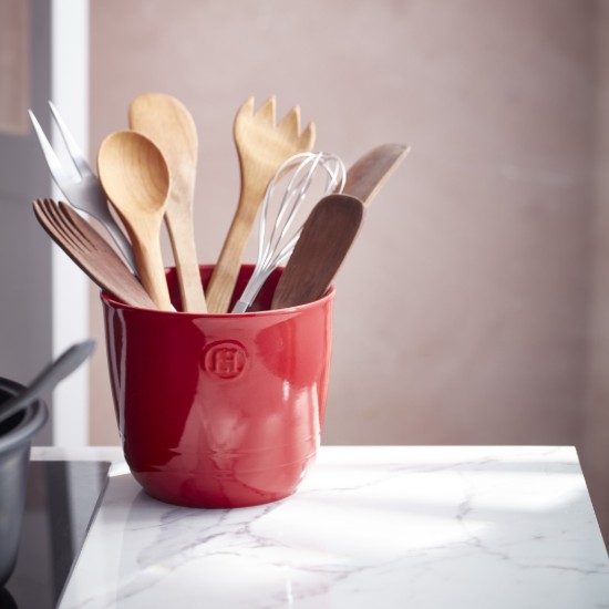 Konyhai eszköztartó, kerámia, 17 x 16,5 cm, Burgundy - Emile Henry