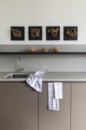 3 konyhai törölközőből álló készlet, organikus pamut, 50 x 70 cm, kék - Tiseco