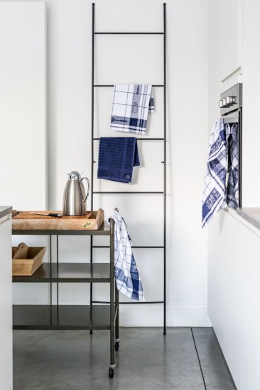 3 konyhai törölközőből álló készlet, pamut, 50 x 70 cm, "Pharao", sötétkék - Tiseco