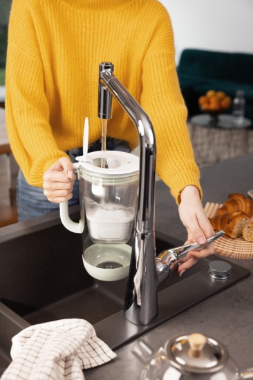 Szűrőedény, 60. évfordulós kiadás, üvegből készült, 2,5 l, Maxtra PRO (lightgreen) - BRITA