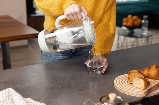 Szűrőedény, 60. évfordulós kiadás, üvegből készült, 2,5 l, Maxtra PRO (lightgreen) - BRITA