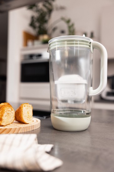 Szűrőedény, 60. évfordulós kiadás, üvegből készült, 2,5 l, Maxtra PRO (lightgreen) - BRITA