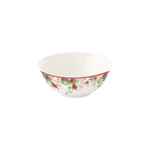 Porcelán tál, 16 cm, "Jardin des Fraises" - Easy Life