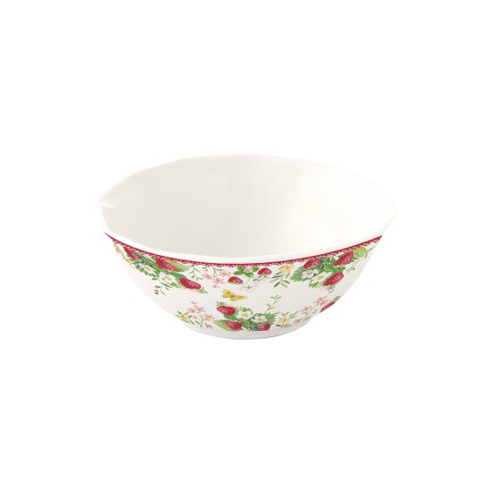 Porcelán tál, 20 cm, "Jardin des Fraises" - Easy Life