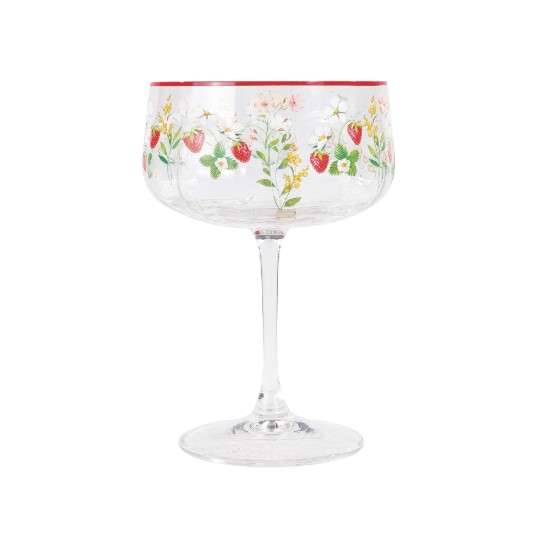 2 darabos pezsgőspohár készlet, 250ml, üvegből, "Jardin des Fraises" - Easy Life