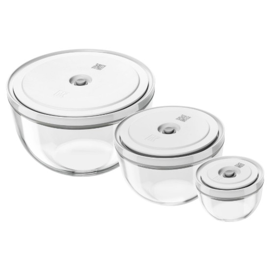 3 darabos üveg vákuumtál készlet, "FRESH & SAVE" - Zwilling