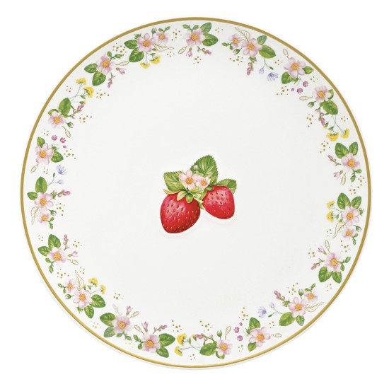 2 darabos porcelántányér-készlet, dombornyomott mintával, 16 cm, "Fancy Fruit" - Easy Life