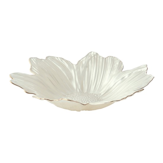 Virág alakú tál, üvegből készült, 30 cm, "Spring Glass" - Easy Life