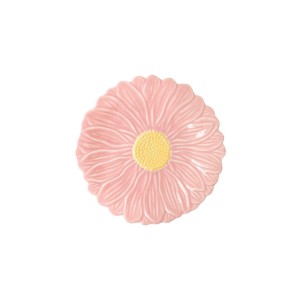 Porcelán tányér, 16 cm, "Daisy Pink" - Easy Life