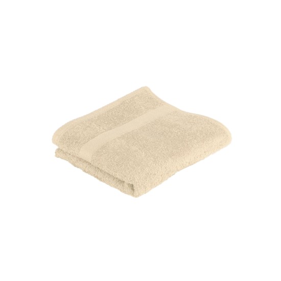 Fürdőlepedő, pamut, 50x100cm, "Riva", Sand - Tiseco