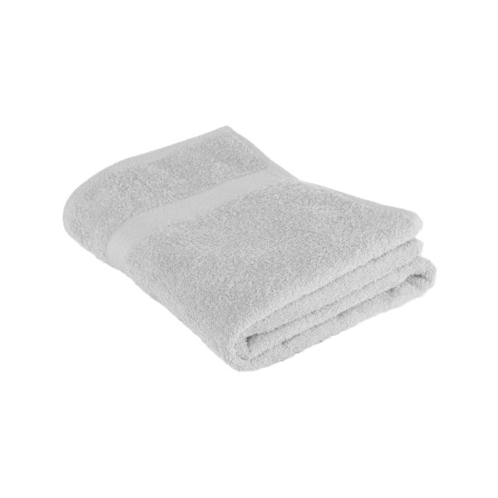 Fürdőtörlő, pamut, 100 x 150 cm, "Riva", Cool Grey - Tiseco