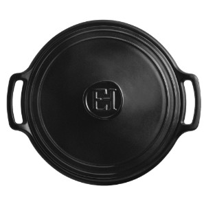 Kerámia Cocotte főzőedény, 33cm/6.5L, "Sublime +", Slate - Emile Henry