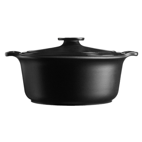 Kerámia Cocotte főzőedény, 33cm/6.5L, "Sublime +", Slate - Emile Henry