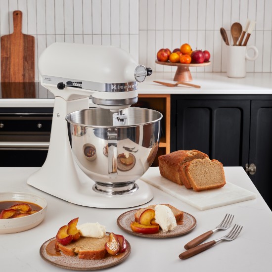 Álló mixer 4,3 literes tállal, Porcelain White - KitchenAid