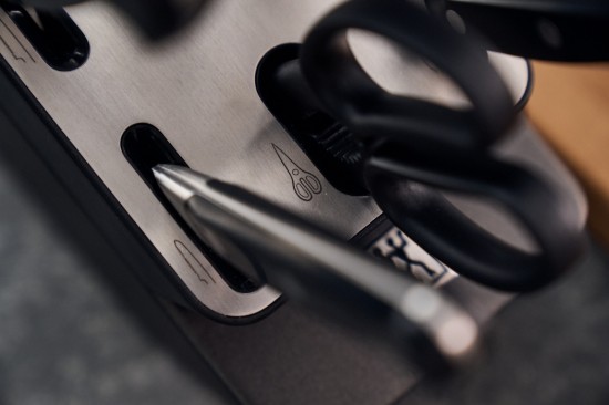 7 darabos késkészlet, beépített élező modullal, "ZWILLING Pro", Ash - Zwilling