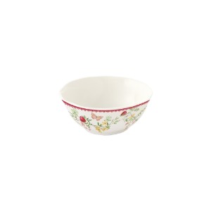 Tál, porcelán, 12 cm, "Jardin des Fraises" - Easy Life