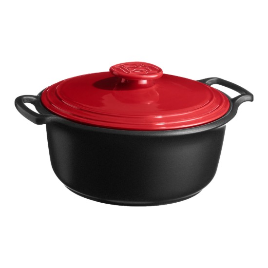Kerámia Cocotte főzőedény, 31cm/5.5L, "Sublime +", Burgundy - Emile Henry