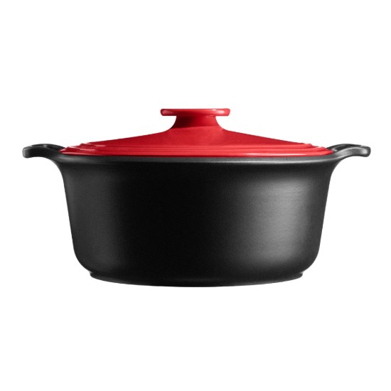 Kerámia Cocotte főzőedény, 31cm/5.5L, "Sublime +", Burgundy - Emile Henry