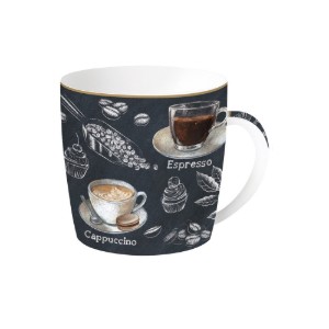 Bögre, porcelán, 350 ml, "Barista" - Nuova R2S