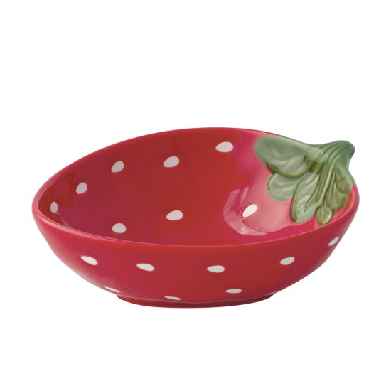 Eper alakú tál, porcelán, 15 x 12,5 cm, "Jardin des Fraises" - Easy Life