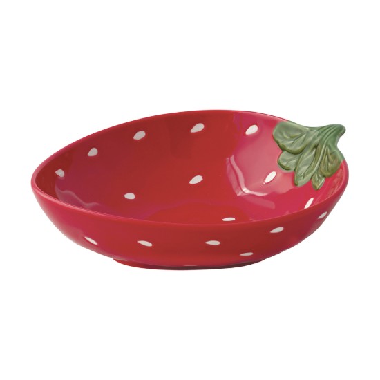 Eper alakú tál, porcelán, 22 x 18,5 cm, "Jardin des Fraises" - Easy Life