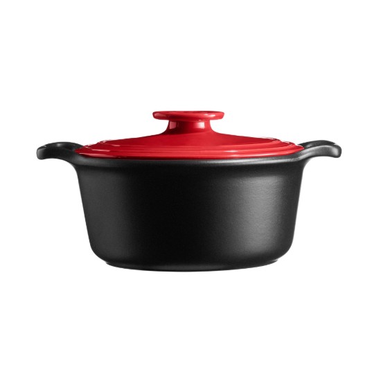 Kerámia Cocotte főzőedény, 28,5 cm/4 l, "Sublime +", Burgundy - Emile Henry