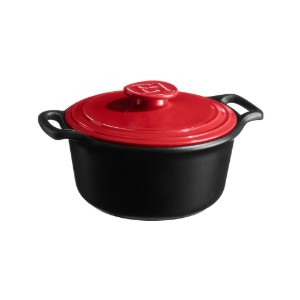 Kerámia Cocotte főzőedény, 25,5 cm/3 l, "Sublime +", Burgundy - Emile Henry