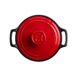 Kerámia Cocotte főzőedény, 25,5 cm/3 l, "Sublime +", Burgundy - Emile Henry
