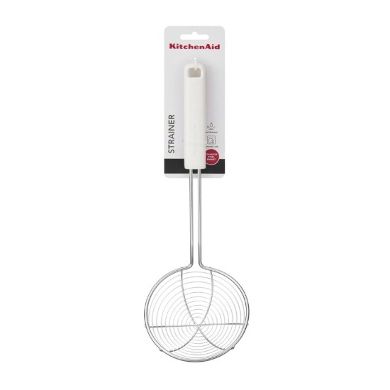 Szkimmer, rozsdamentes acél, 35,5 cm, "Classic", Porcelain White - KitchenAid