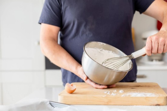 Habverő, rozsdamentes acél, 27 cm, "Classic", Porcelain White - KitchenAid