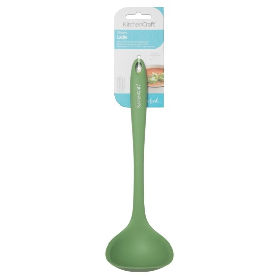 Szilikon merőkanál, 29 cm, zöld - Kitchen Craft