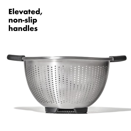 Szűrőedény, rozsdamentes acél, 24,5 cm, "Good Grips" - OXO