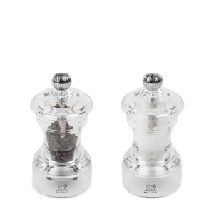 2 darabos só- és borsőrlő készlet, 10 cm, akril, "Bistro Z" - Peugeot