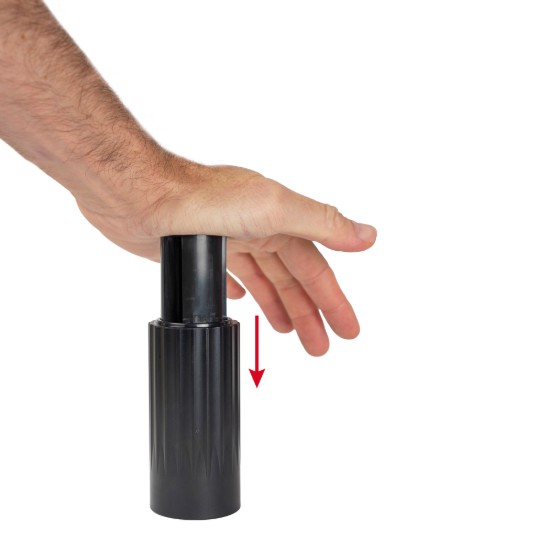 Dugóhúzó folyamatos spirállal és fóliavágóval, 16,3 cm, "Open" - Peugeot