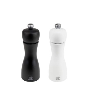 2 darabos só- és borsőrlő készlet, 15 cm, "Tahiti Z", Black&White - Peugeot