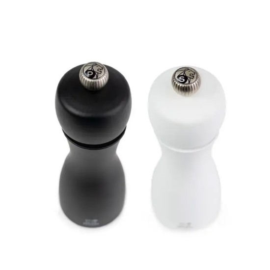 2 darabos só- és borsőrlő készlet, 15 cm, "Tahiti Z", Black&White - Peugeot