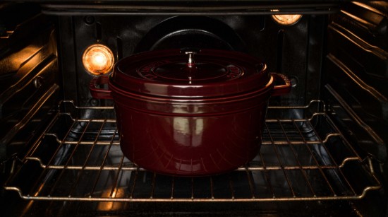 Cocotte főzőedény, öntöttvas, 28 cm/6.7L, Grenadine - Staub