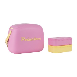 Hűtődoboz, 6L, "Pop", Bubblegum Pink - Yellow - Polarbox