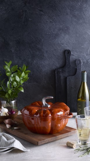 Staub - Pumpkin Cocotte fazék, öntöttvas, 24cm/3,45L, Cinnamon