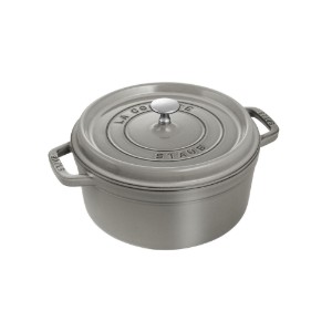 Öntöttvas Cocotte főzőedény, 24 cm/3,8 l, Graphite Grey - Staub