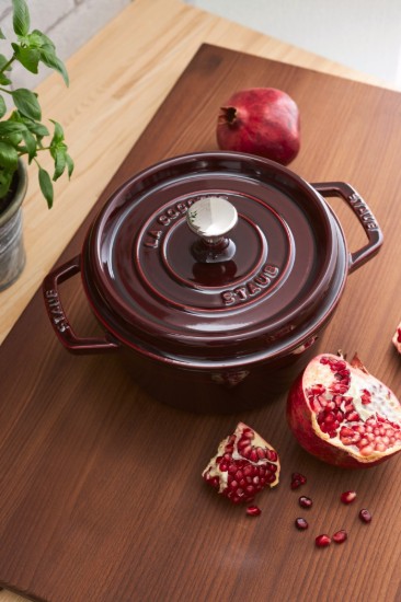 Staub - Cocotte fazék, öntöttvas, 24 cm/3,8L, Grenadine