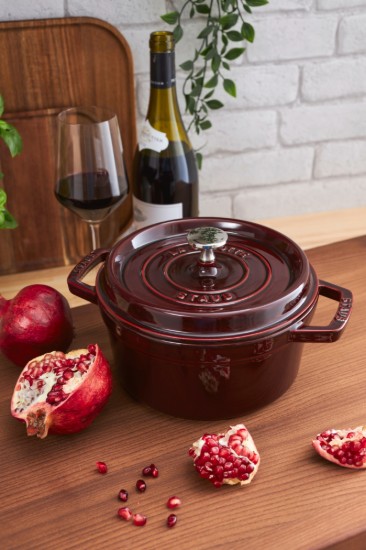 Staub - Cocotte fazék, öntöttvas, 24 cm/3,8L, Grenadine