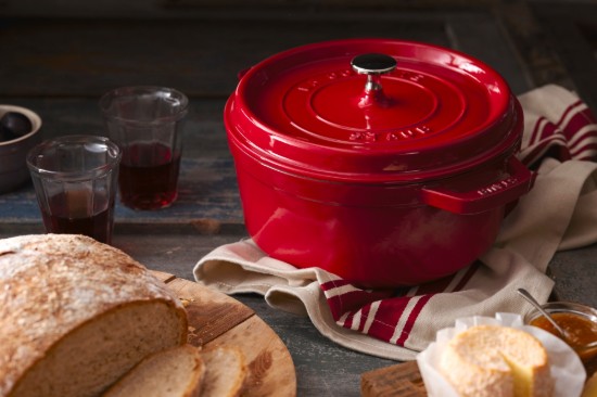 Öntöttvasból készült kókuszfőző edény 24 cm/3,8 l, Cherry - Staub