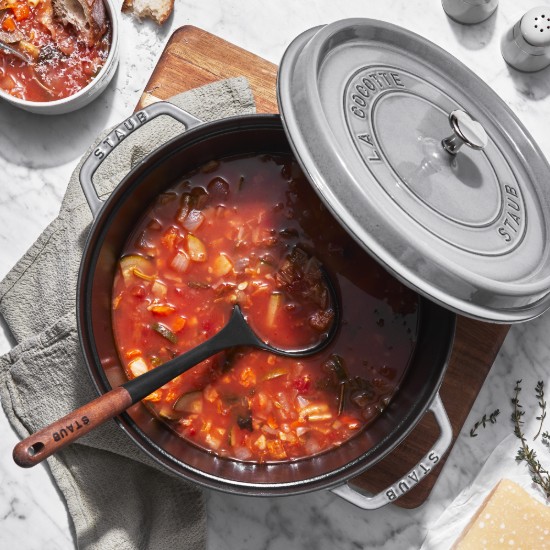 Cocotte főzőedény, öntöttvas, 28cm/6,7L, Graphite Grey - Staub